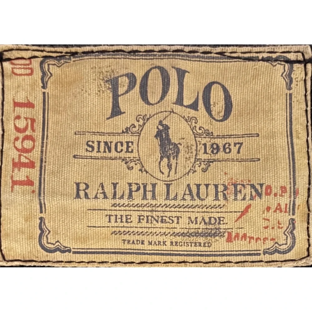 New Polo Ralph Lauren Jeans Mens 38/32 Dark Indigo Blue Excellent Straight Leg‎